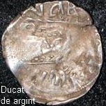 Ducat de argint din vremra lui Mircea cel Batran